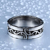 Viking Pride Steel Ring - The Dragon Shop - Geek Culture