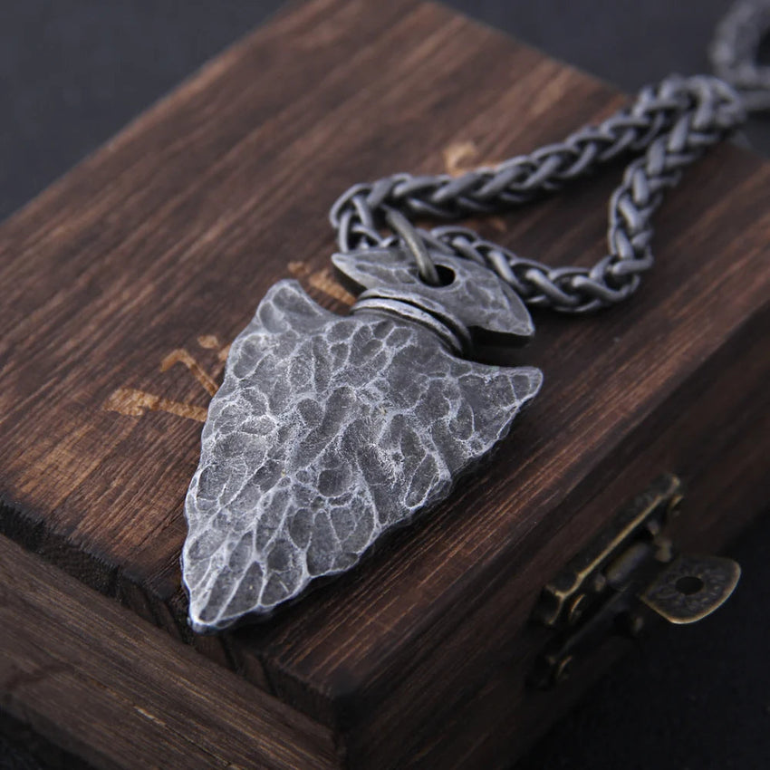 Northern Arrow Steel Pendant The Dragon Shop