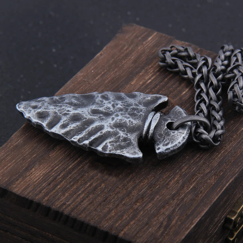 Northern Arrow Steel Pendant The Dragon Shop