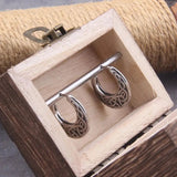Nordic Spirit Steel Earrings The Dragon Shop