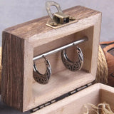 Nordic Spirit Steel Earrings The Dragon Shop