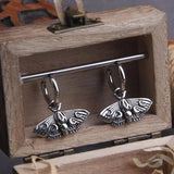 WINGED MAIDEN Steel Earrings The Dragon Shop