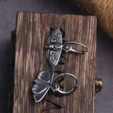 WINGED MAIDEN Steel Earrings The Dragon Shop