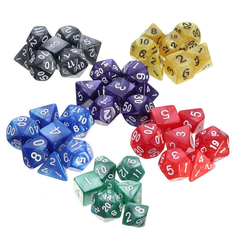 D&D Classic Dice Set (7 Pieces) - The Dragon Shop