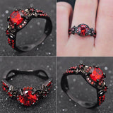 ENVY Ruby Gemstone Ring - The Dragon Shop - Geek Culture