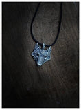 Nordic Wolf Steel Necklace The Dragon Shop