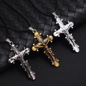 INRI Cross Pendant - The Dragon Shop - Geek Culture