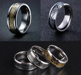 Nordic Dragon - Viking Steel Ring The Dragon Shop