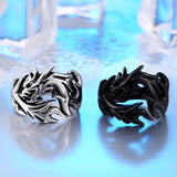 Dragon Storm Steel Ring The Dragon Shop