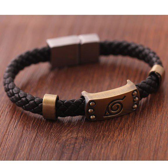 Shop Generic Naruto Bracelet Konoha Leather Cord Woven Wristband Bracelet  Online | Jumia Ghana
