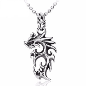 Dragon Storm Steel Necklace - The Dragon Shop - Geek Culture