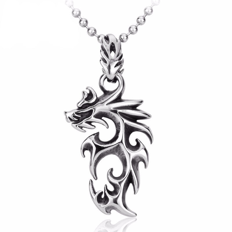 Dragon Storm Steel Necklace The Dragon Shop