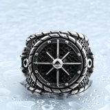 Anchors Aweigh Steel Ring The Dragon Shop