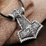 Hammer of The Gods Silver Necklace The Dragon Shop