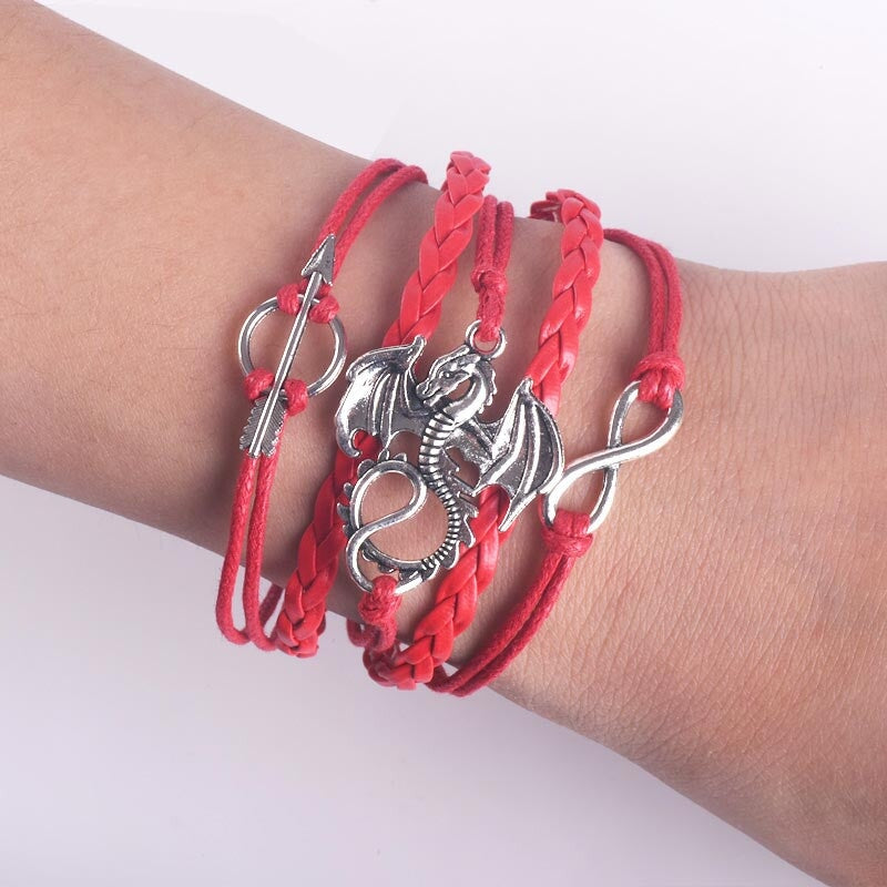 Dragon Mage Leather Bracelet The Dragon Shop