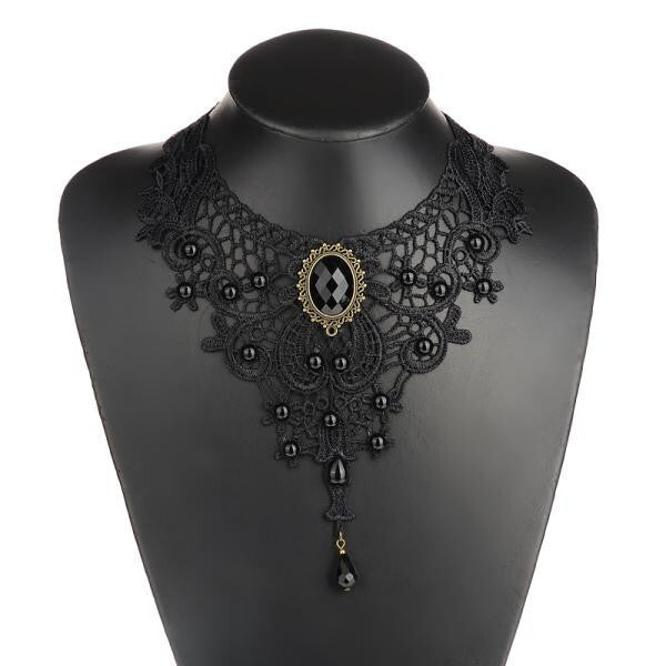 Black Orchestra Gem Necklace - The Dragon Shop - Geek Culture