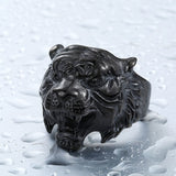 Tiger Fury Steel Ring The Dragon Shop