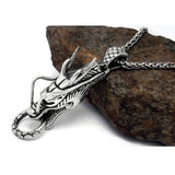 DRAGON MASTER Steel Necklace The Dragon Shop