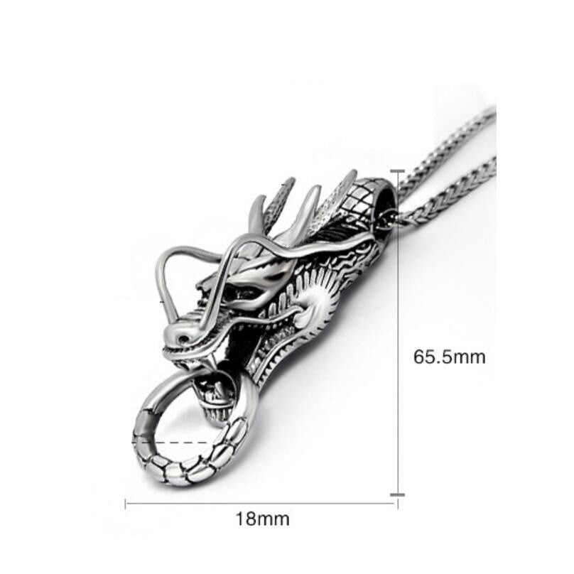 DRAGON MASTER Steel Necklace The Dragon Shop
