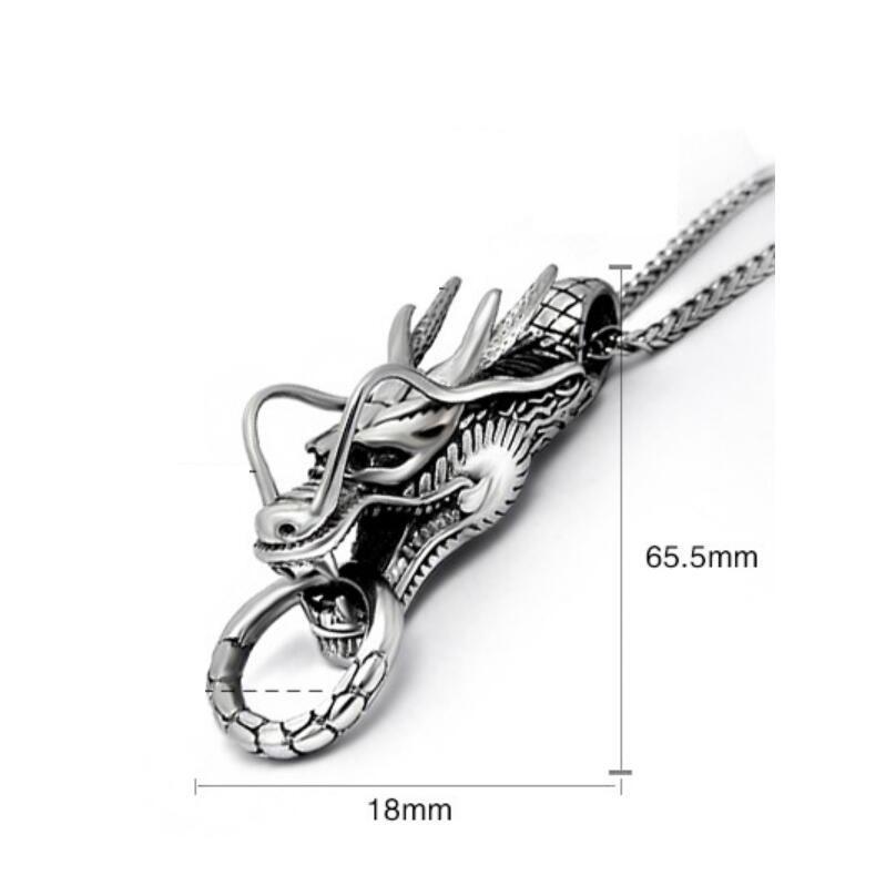 DRAGON MASTER Steel Necklace - The Dragon Shop - Geek Culture