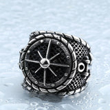 Anchors Aweigh Steel Ring The Dragon Shop