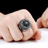 Anchors Aweigh Steel Ring The Dragon Shop