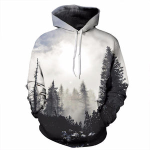 Northern Winds Artistic Hoodie - The Dragon Shop - Geek Culture