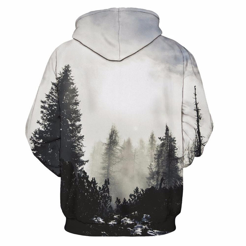 Northern Winds Artistic Hoodie - The Dragon Shop - Geek Culture