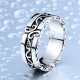 Viking Pride Steel Ring - The Dragon Shop - Geek Culture