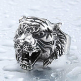Tiger Fury Steel Ring - The Dragon Shop - Geek Culture