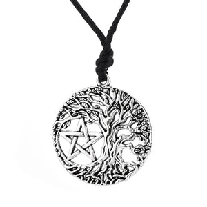 Yggdrasil Pentagram Necklace The Dragon Shop