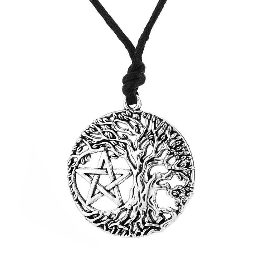 Yggdrasil Pentagram Necklace The Dragon Shop