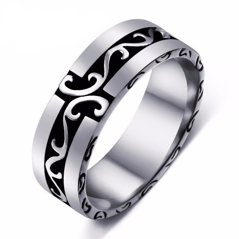Viking Pride Steel Ring The Dragon Shop