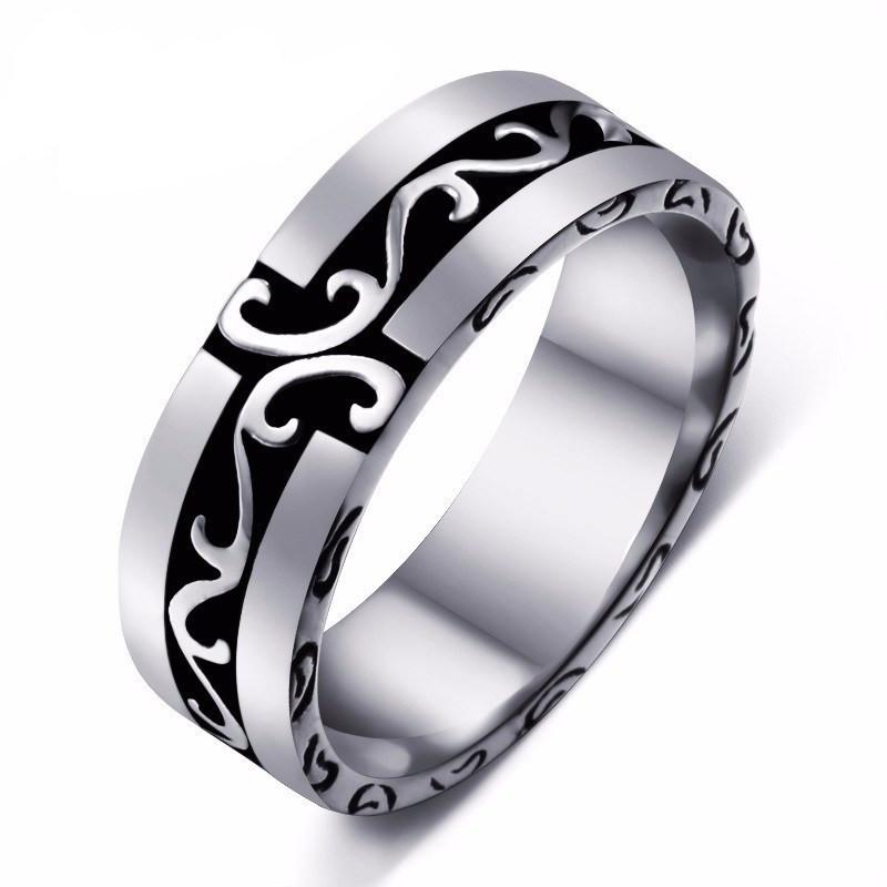 Viking Pride Steel Ring - The Dragon Shop - Geek Culture