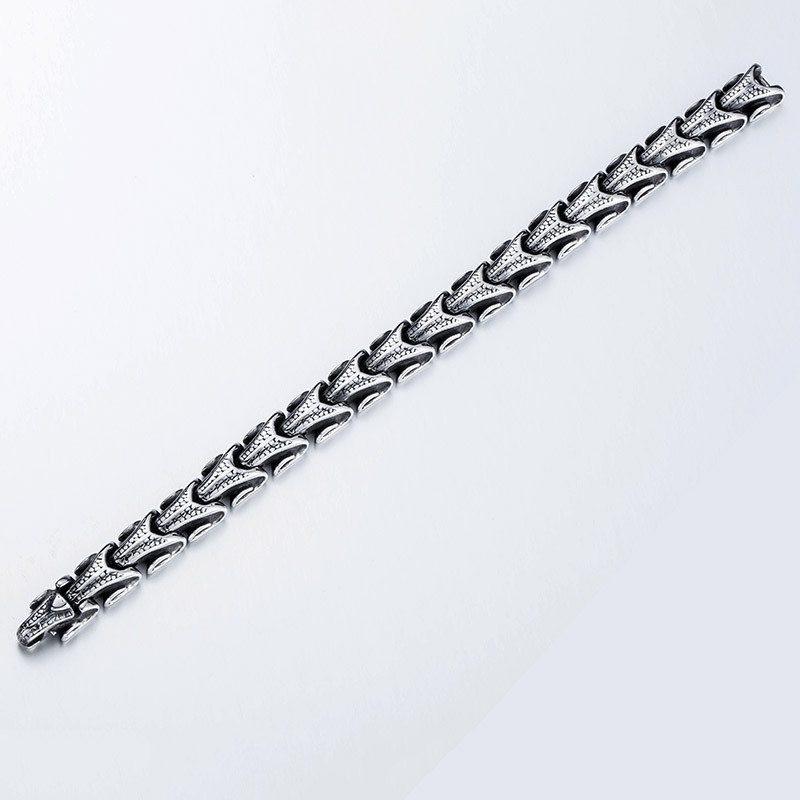 Eternal Dragon Steel Bracelet - The Dragon Shop - Geek Culture