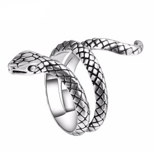 COVET Serpentine Steel Ring The Dragon Shop