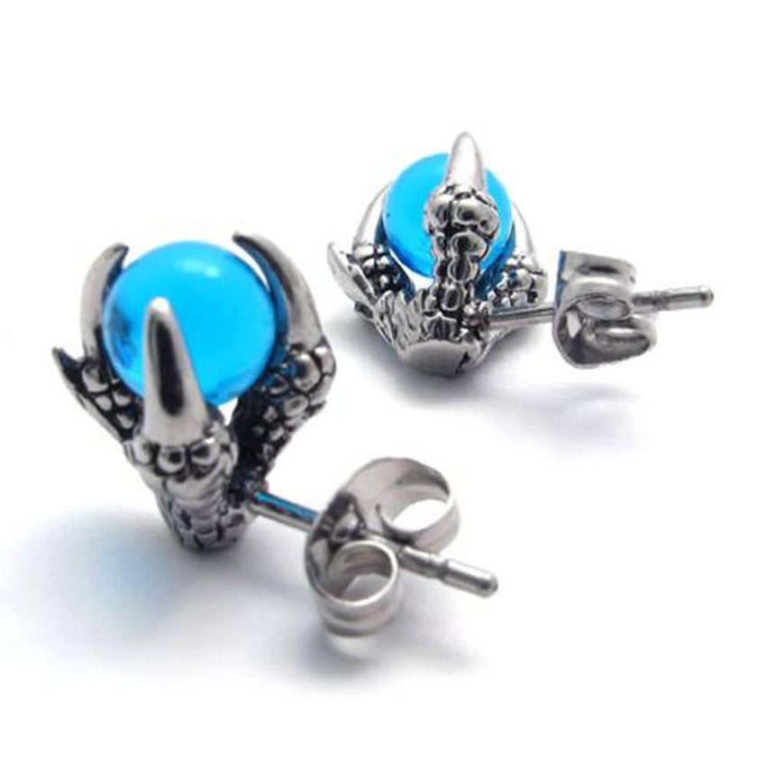 DRAGON CLAW Stainless Steel Earrings - The Dragon Shop - Geek Culture