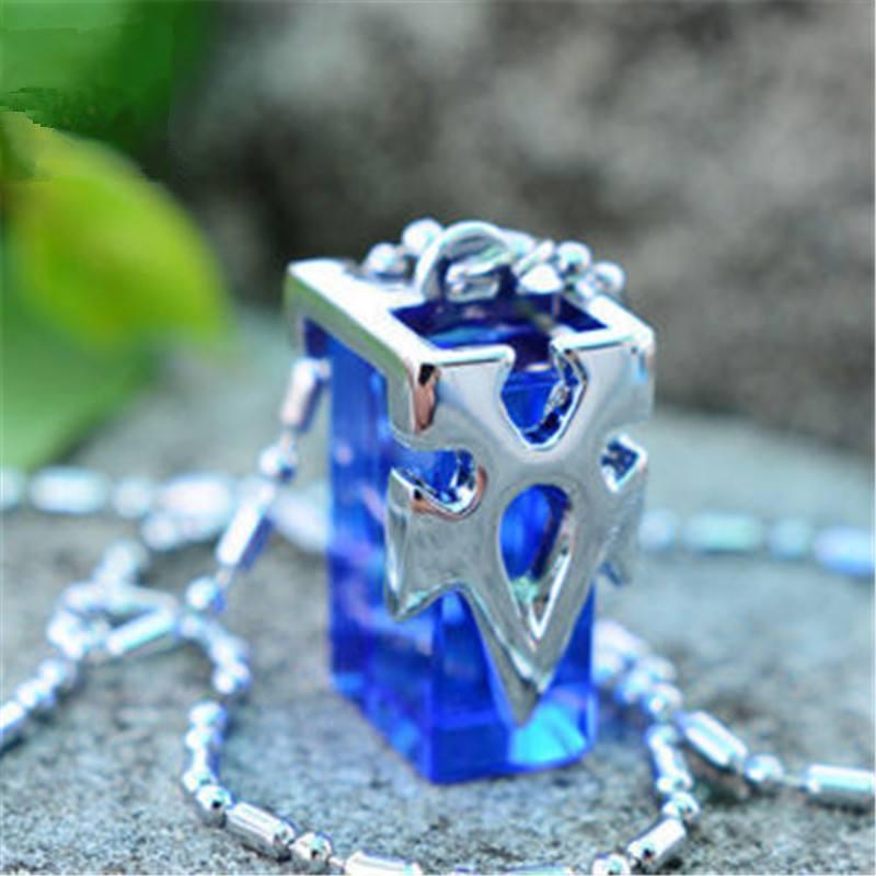 Sword Art Online Blue Metastasis Crystal Necklace - The Dragon Shop - Geek Culture