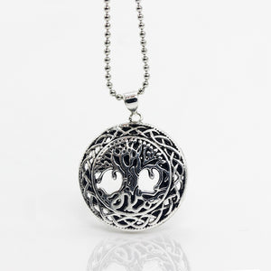 Yggdrasil World Tree Steel Necklace The Dragon Shop