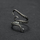 Kraken Octopus Titanium Ring The Dragon Shop