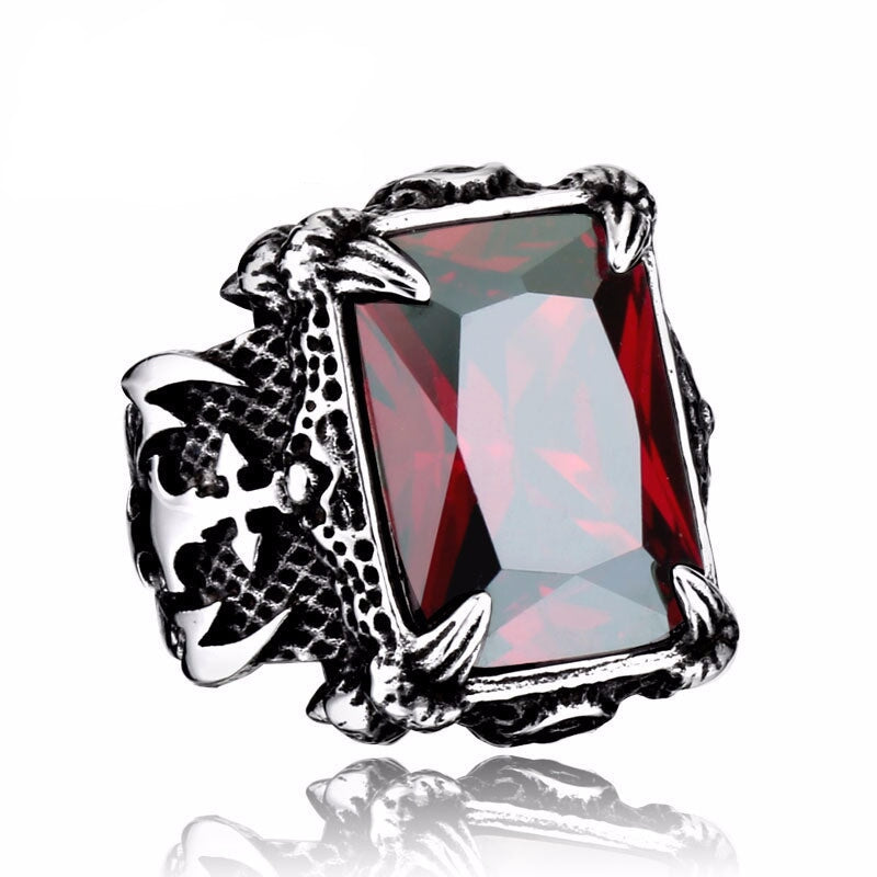King's Jewel Steel Ring The Dragon Shop