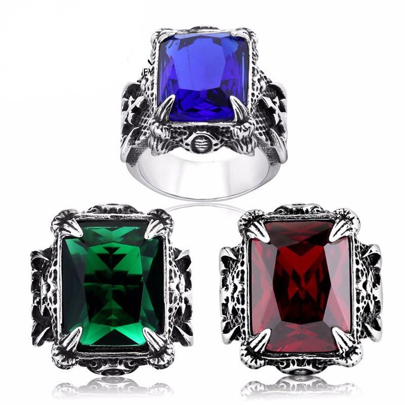 King's Jewel Steel Ring - The Dragon Shop - Geek Culture