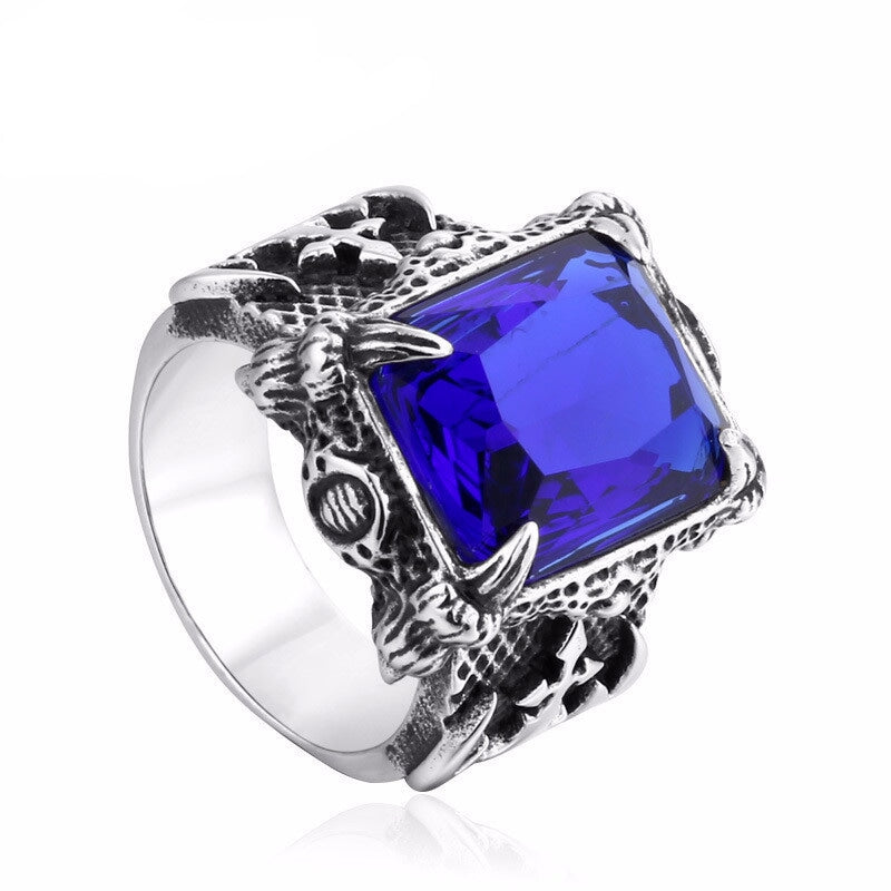 King's Jewel Steel Ring The Dragon Shop