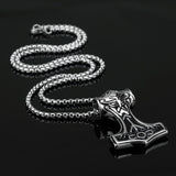 Thor Mjölnir Steel Necklace The Dragon Shop