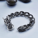 MYSTIC DRAGON Steel Bracelet The Dragon Shop