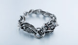 MYSTIC DRAGON Steel Bracelet - The Dragon Shop - Geek Culture