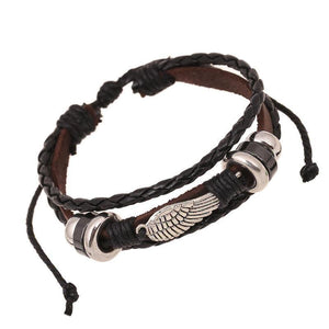 TRAVELLER Leather Bracelet - The Dragon Shop - Geek Culture