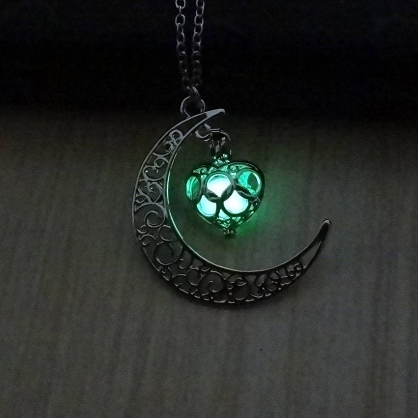 Luminous Moon Necklace - The Dragon Shop - Geek Culture