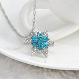 Winter Frost Crystal Necklace The Dragon Shop