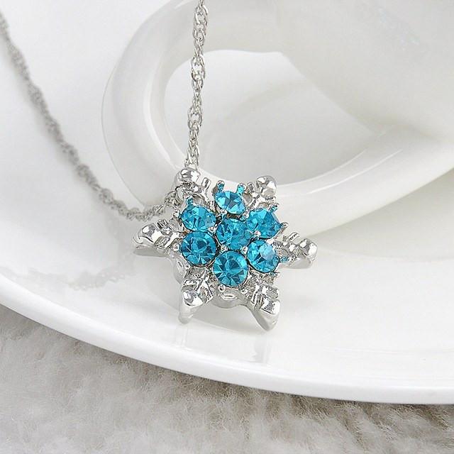 Winter Frost Crystal Necklace - The Dragon Shop - Geek Culture